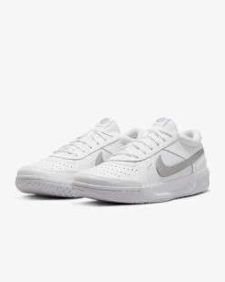 Nike Court Zoom Lite 3 (Women's) - White/Metallic Silver (Available Size: 10.5) -Tennis Gear Store DH1042 101 4