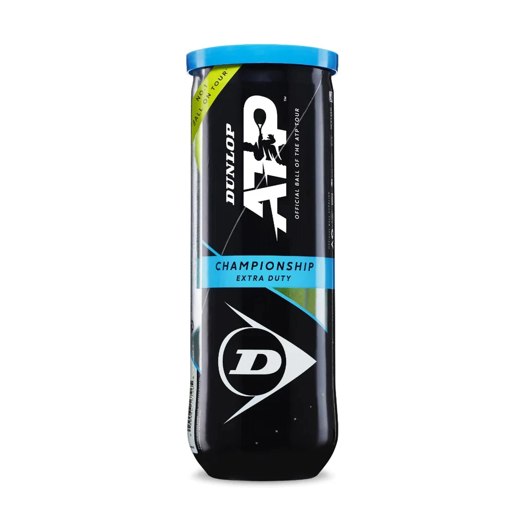 Dunlop ATP Championship Extra Duty Tennis Ball - Individual Can (3 Balls) 1 Dunlop ATP Championship Extra Duty Tennis Ball - Individual Can (3 Balls)