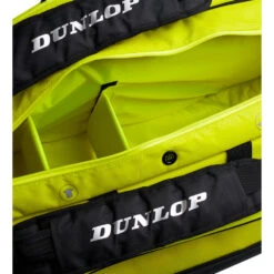 Dunlop SX Performance 8 Pack Thermo Bag - Black/Yellow -Tennis Gear Store SX Perf 8Packd