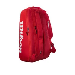 Wilson Super Tour 9 Pack Tennis Bag - Red -Tennis Gear Store WR8010501001 3