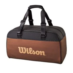 Wilson Pro Staff V14 Super Tour Duffle - Bronze/Black -Tennis Gear Store WR8025801 1 Super Tour Pro Staff Duffle Copper.png.high res