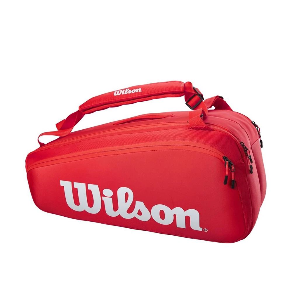 Wilson Super Tour 15 Pack Tennis Bag - Red 1 Wilson Super Tour 15 Pack Tennis Bag - Red