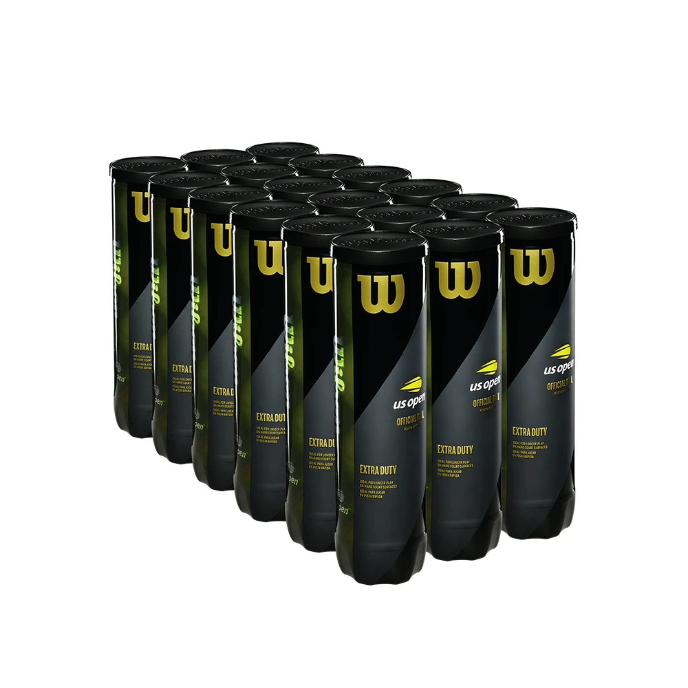 Wilson Us Open Extra Duty - Case (18 Cans / 72 Balls) 1 Wilson Us Open Extra Duty - Case (18 Cans / 72 Balls)