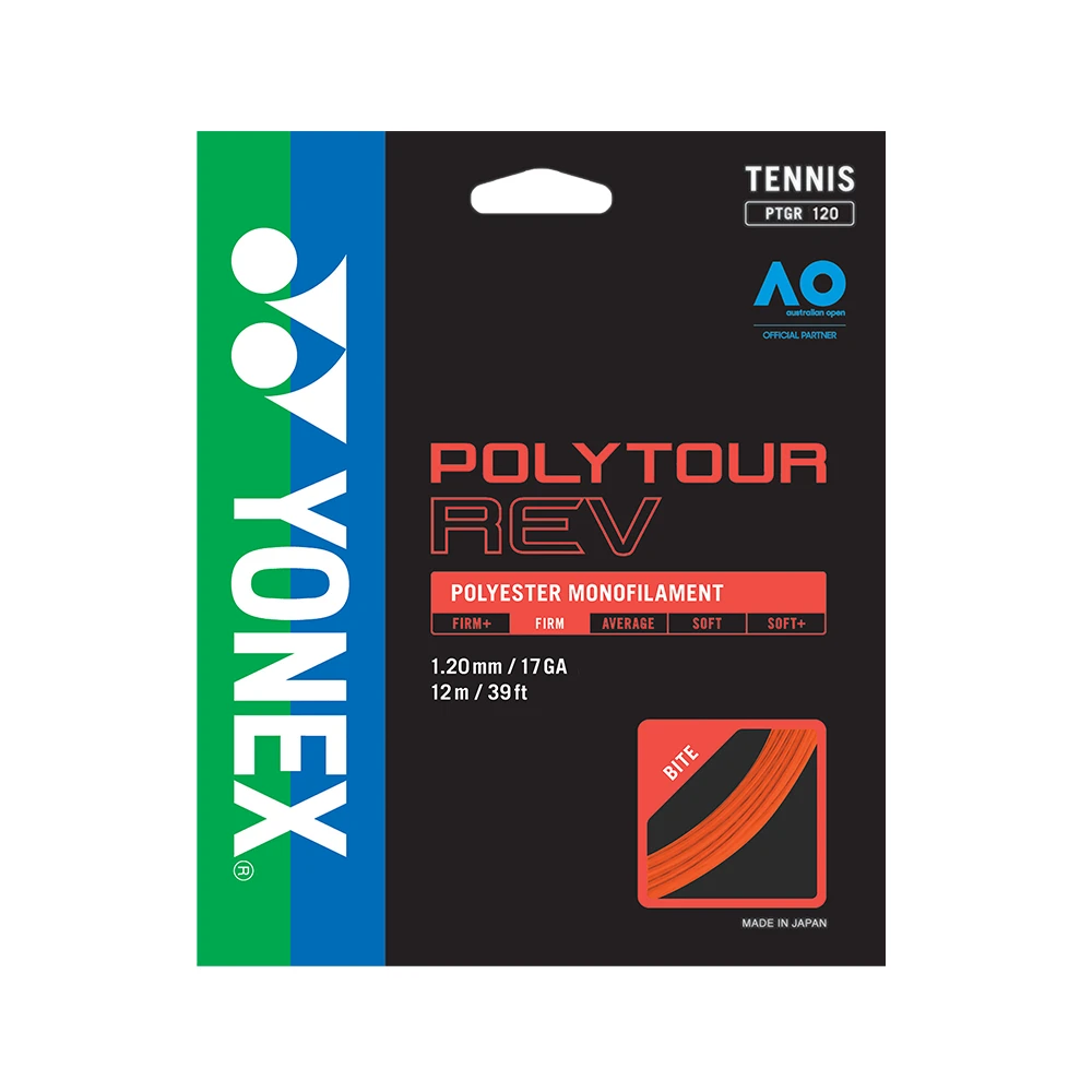 Yonex Poly Tour Rev 120 Pack - Bright Orange 1 Yonex Poly Tour Rev 120 Pack - Bright Orange