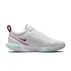 Nike Court Zoom Pro (Women's) - White/Dark Beetroot -Tennis Gear Store dh100d