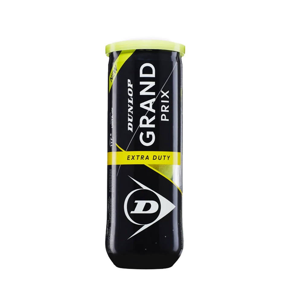 Dunlop Grand Prix Extra Duty Tennis Ball - Individual Can (3 Balls) 1 Dunlop Grand Prix Extra Duty Tennis Ball - Individual Can (3 Balls)