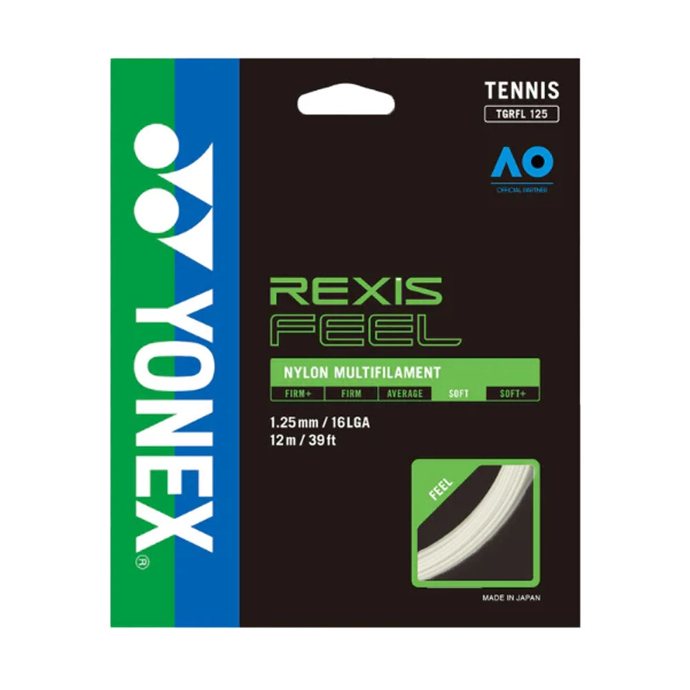 Yonex Rexis Feel 125 Pack - White 1 Yonex Rexis Feel 125 Pack - White